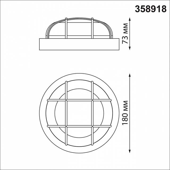 Накладной светильник novotech opal 358918