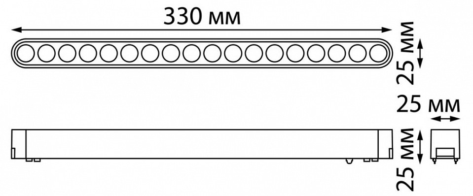 Накладной светильник novotech smal 359078