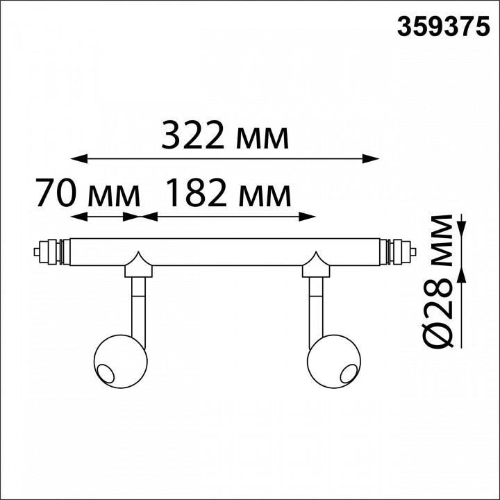 Модульный светильник novotech glat 359375