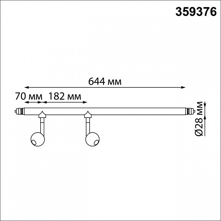 Модульный светильник novotech glat 359376