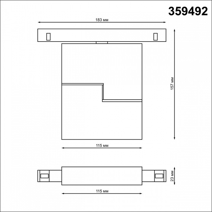 Накладной светильник novotech flum 359492