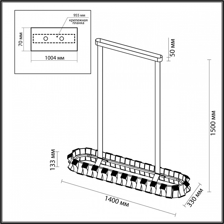 Светильник на штанге odeon light asturo 4993/90la