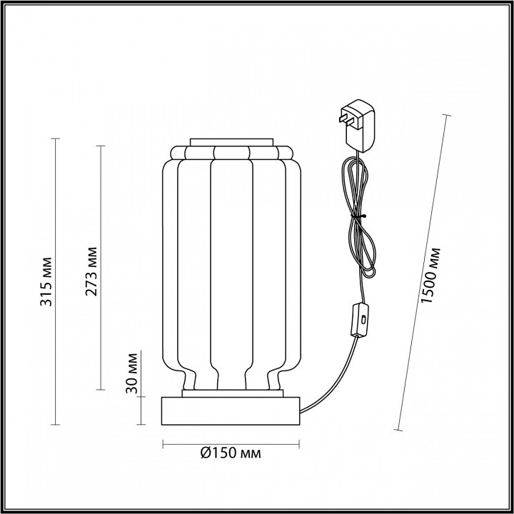 Настольная лампа декоративная odeon light jam 5408/10tl