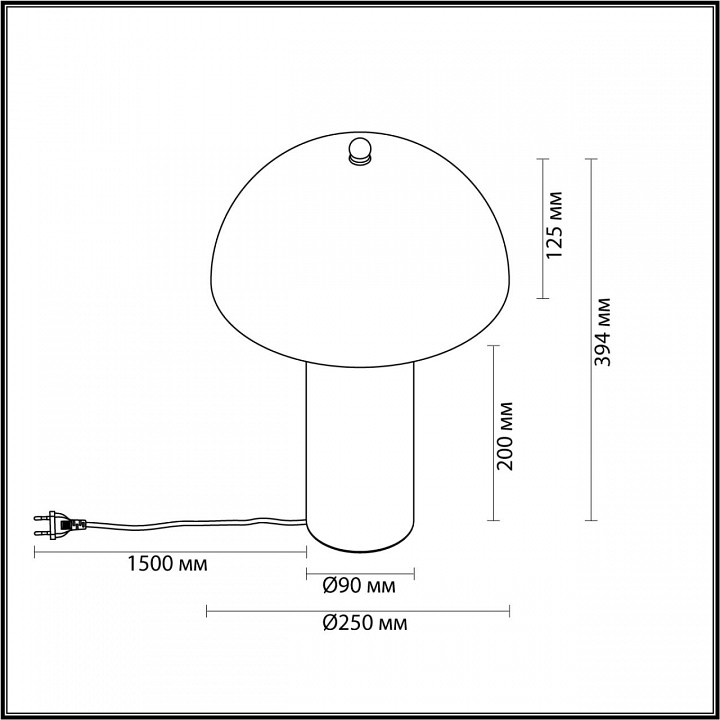 Настольная лампа декоративная odeon light rufina 7089/2t