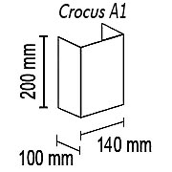 Накладной светильник topdecor crocus glade crocus glade a1 10 334g