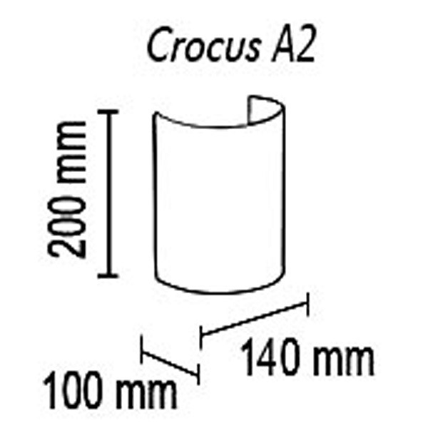 Накладной светильник topdecor crocus glade crocus glade a2 10 09g