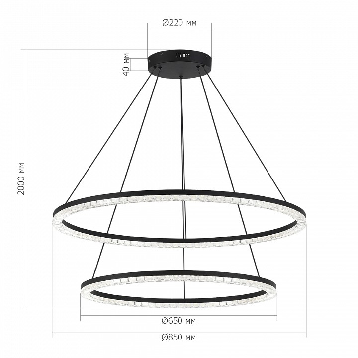 Подвесной светильник st-luce euclidics sl1018.403.02