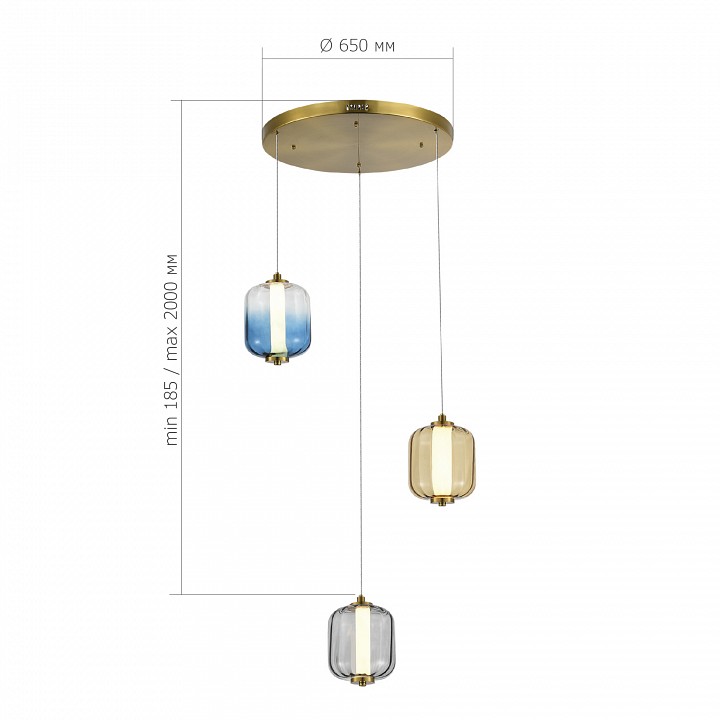 Подвесной светильник st-luce summer sl1193.303.03