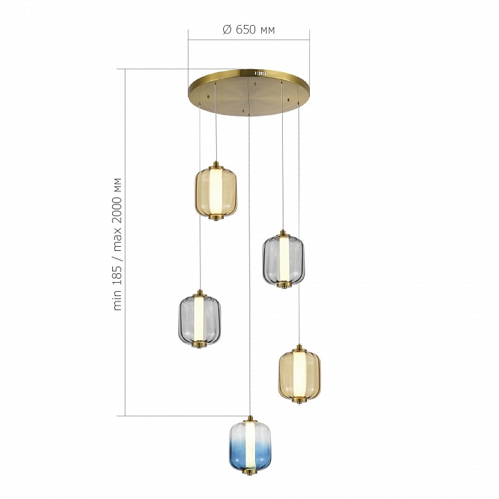 Подвесной светильник st-luce summer sl1193.303.05