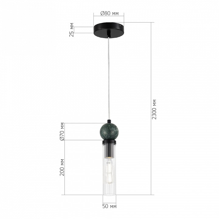 Подвесной светильник st-luce medea sl1244.403.01