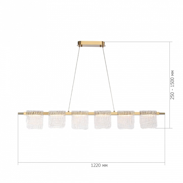 Подвесной светильник st-luce voile sl6021.203.36