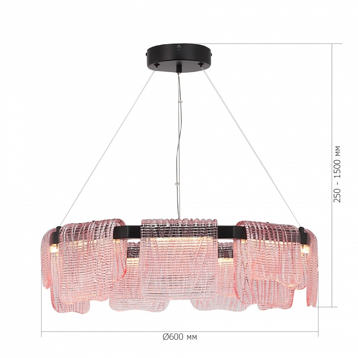 Подвесная люстра st-luce voile sl6021.403.54