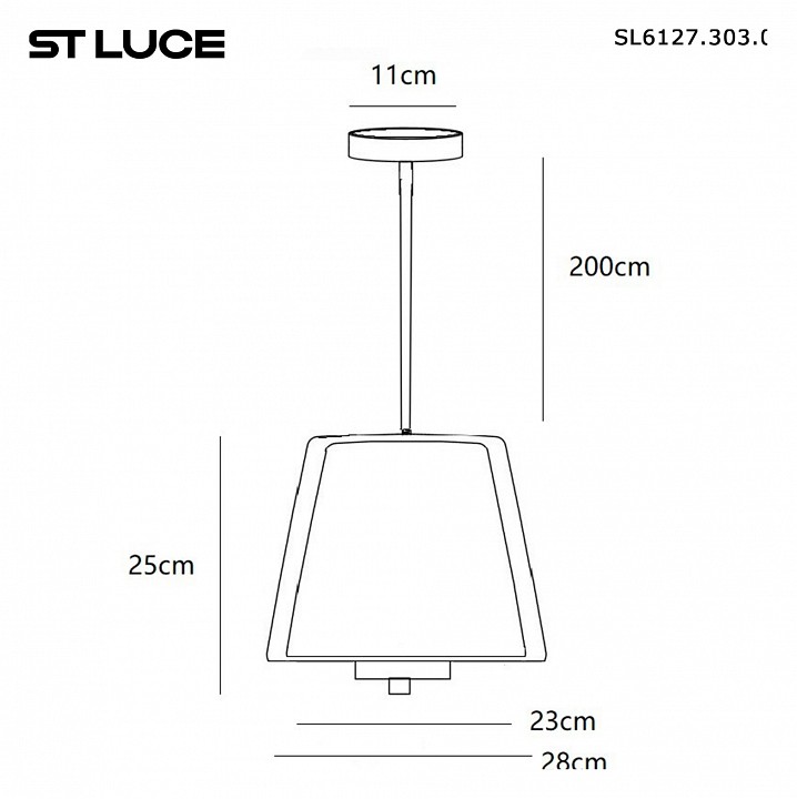 Подвесной светильник st-luce pandora sl6127.303.01