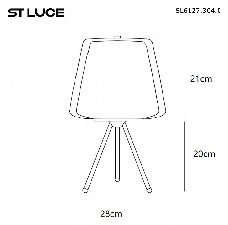 Настольная лампа декоративная st-luce pandora sl6127.304.01