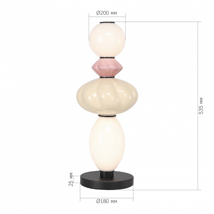 Настольная лампа декоративная st-luce florentini sl6134.404.01