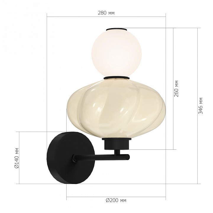 Бра st-luce florentini sl6134.411.01
