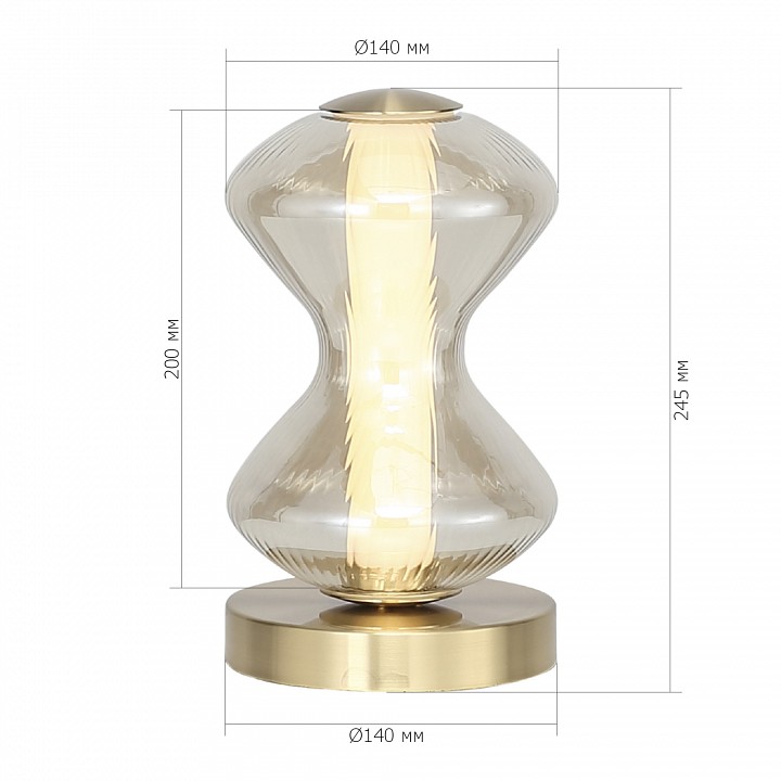 Настольная лампа декоративная st-luce spine sl6136.204.01