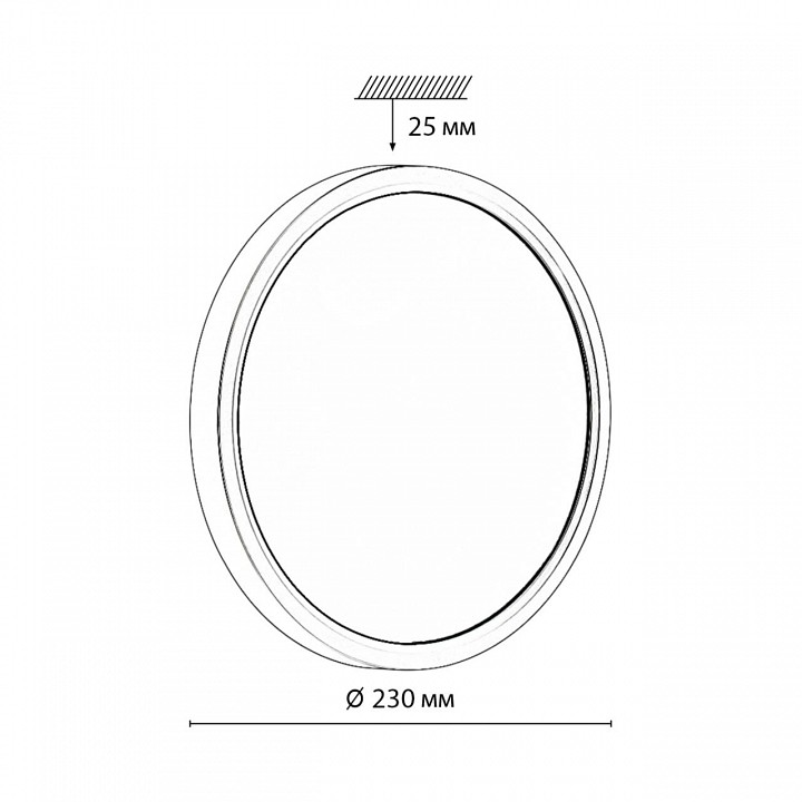 Накладной светильник sonex omega black 7662/18l