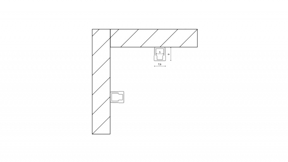 Профиль накладной swg sf sf-0709