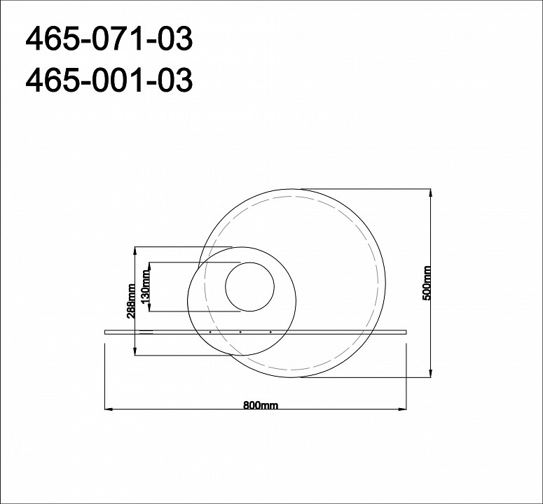 Накладной светильник velante 465 465-001-03