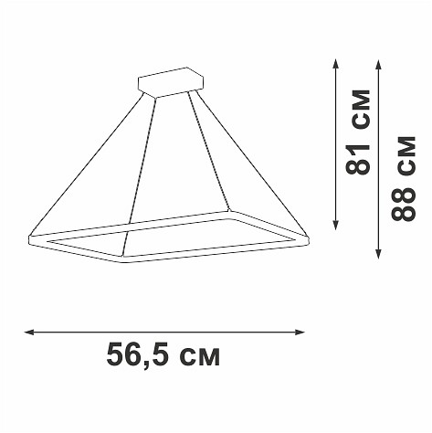 Подвесной светильник vitaluce v2705 v2705-1/1s
