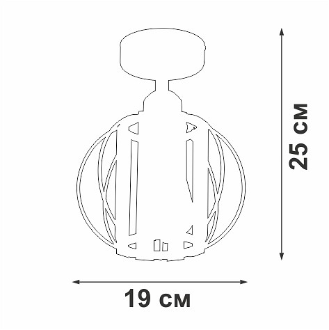 Светильник на штанге vitaluce v2852 v2852-1/1pl