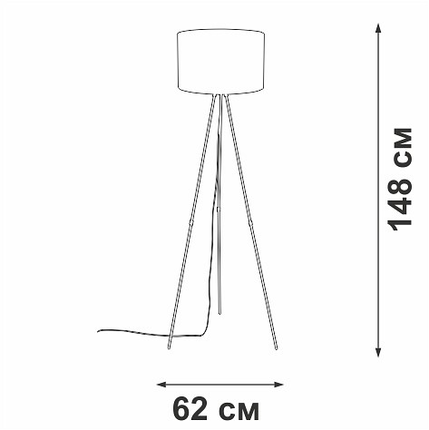 Торшер vitaluce v2880 v2880-1/1p