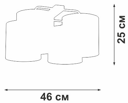 Потолочная люстра vitaluce v2881 v28810-1/4pl