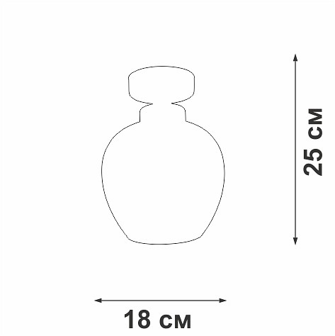Накладной светильник vitaluce v3034 v3034-8/1pl