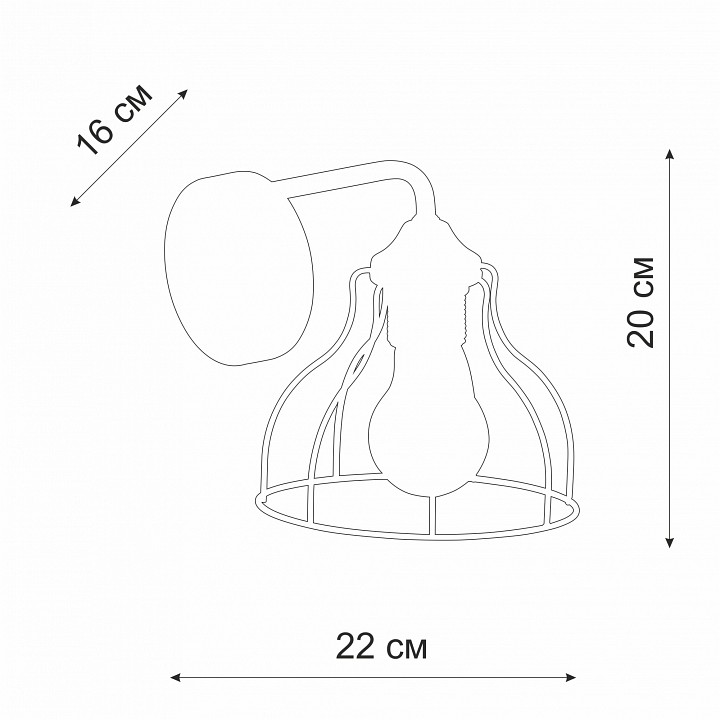 Бра vitaluce v3102 v3102-0/1a