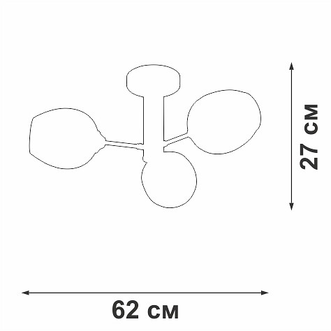 Люстра на штанге vitaluce v39560 v39560-8/3pl