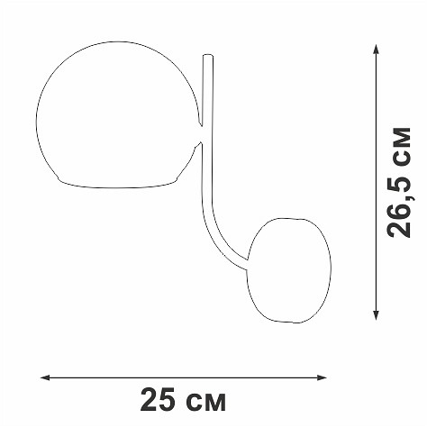Бра vitaluce v39570 v39570-8/1a