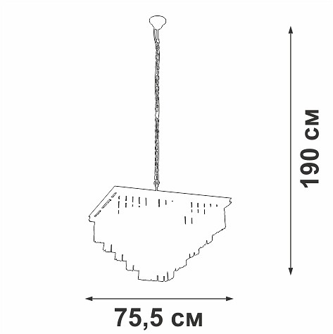 Подвесная люстра vitaluce v5818 v5818-8/13