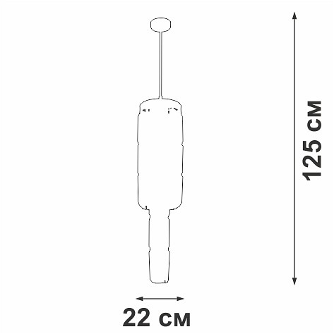 Люстра на штанге vitaluce v58720 v58720-8/9pl